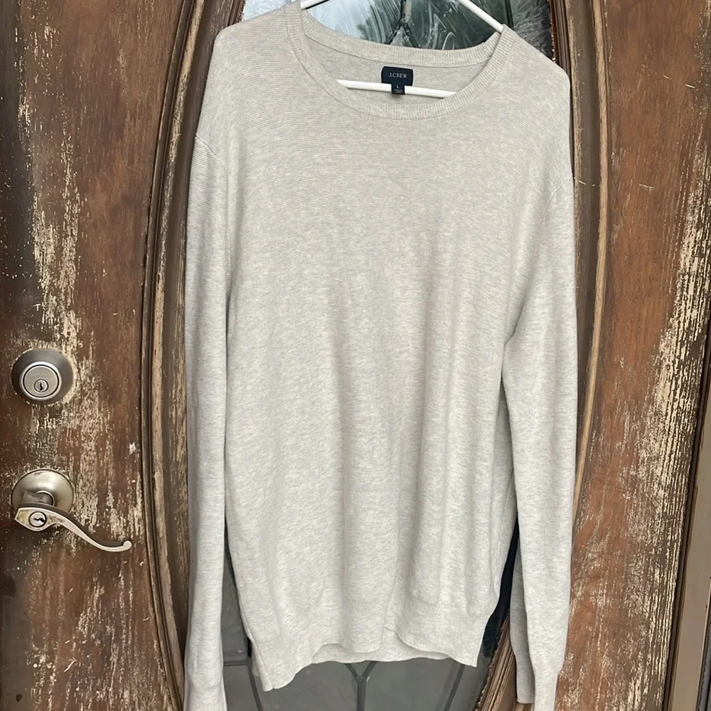 Like New J.Crew Cotton Crewneck Sweater!  Men’s LG